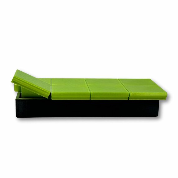Alien fingers rare kick bench - bench-blk-black-limegreen-1