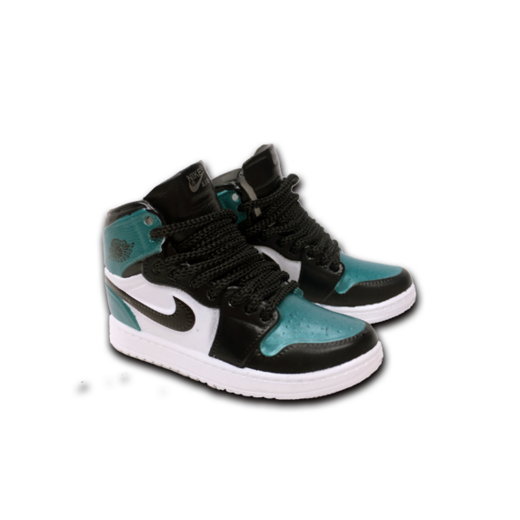 Aj1 replica mini finger shoes boxed - iridescentblack