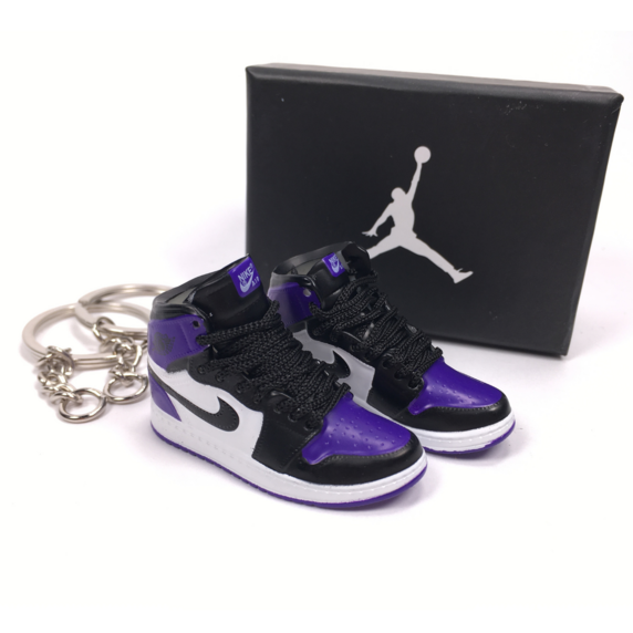 Aj1 replica mini finger shoes boxed - court purple (2)