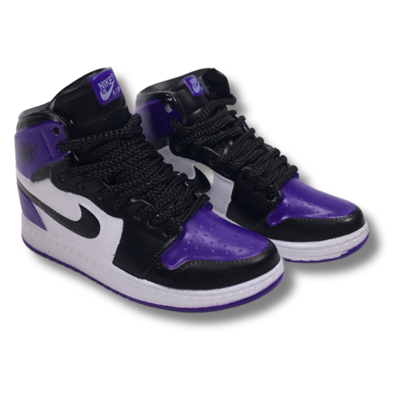 Aj1 replica mini finger shoes boxed - court purple